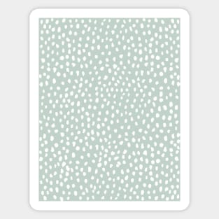 Mint Dalmatian Print Sticker